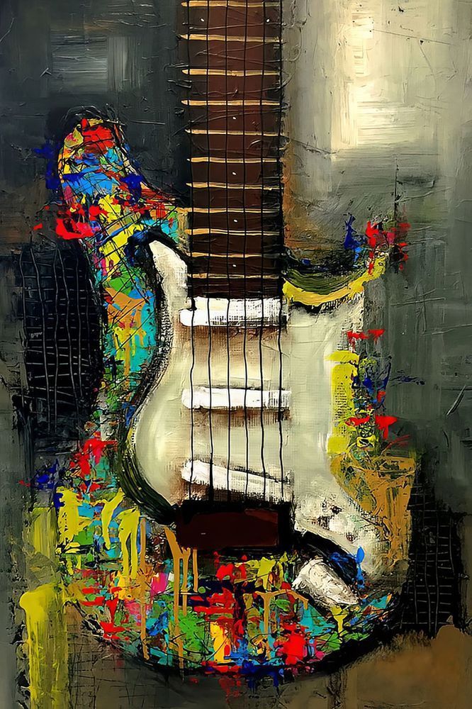 Painted Guitar